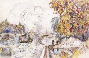 Paul Signac poni royal with the gare d orsay china oil painting artist